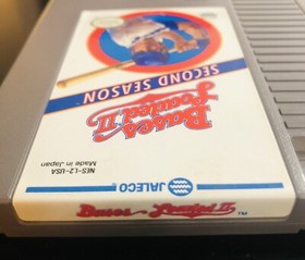 BASES LOADED 2 II SECOND SEASON NES NINTENDO ORIGINAL GAME CARTRIDGE 1990 JALECO