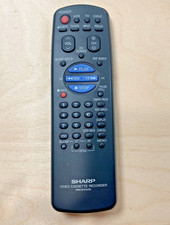 Genuine Sharp RRMCG0101AJSA Video Cassette Recorder Remote Control - Tested