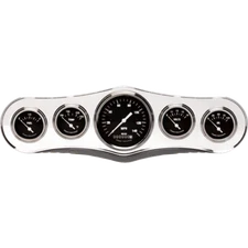 Billet Specialties 36525 - Trim Style 5 gauge 3-3/8" Dash Panel - Polished