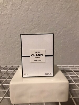 Vintage CHANEL NO. 5 Parfum 0.25oz 7.5 ML. SEALED Perfume NEW FOR