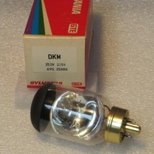 Sylvania DKM 215V 250W Projector Projection Lamp Bulb AVG Life 25Hrs Vintage