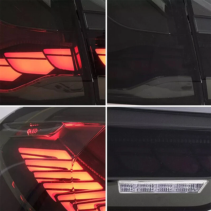 For BMW 428i 430i 435i 440i M4 F32 F36 F82 2014-2020 Pair Smoked LED Tail Lights Foto 3 de 4