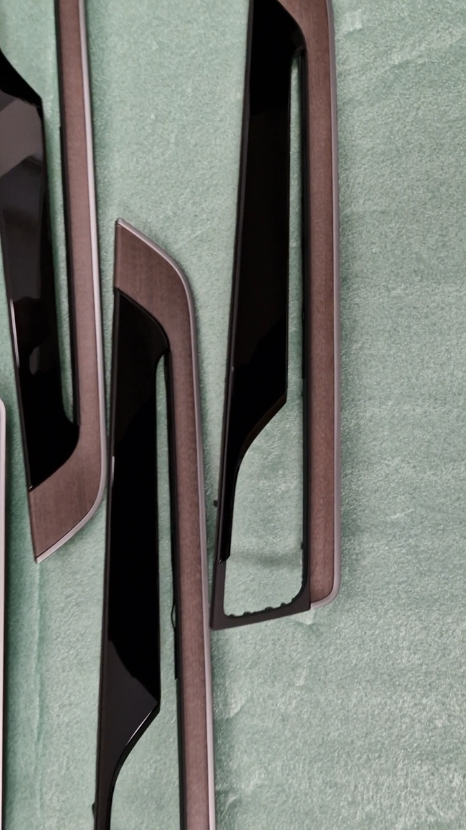 パーツ Maron Porsche Cayenne 9Y0.2 Facelift Eucalyptus Matte GT Trim Covers Set