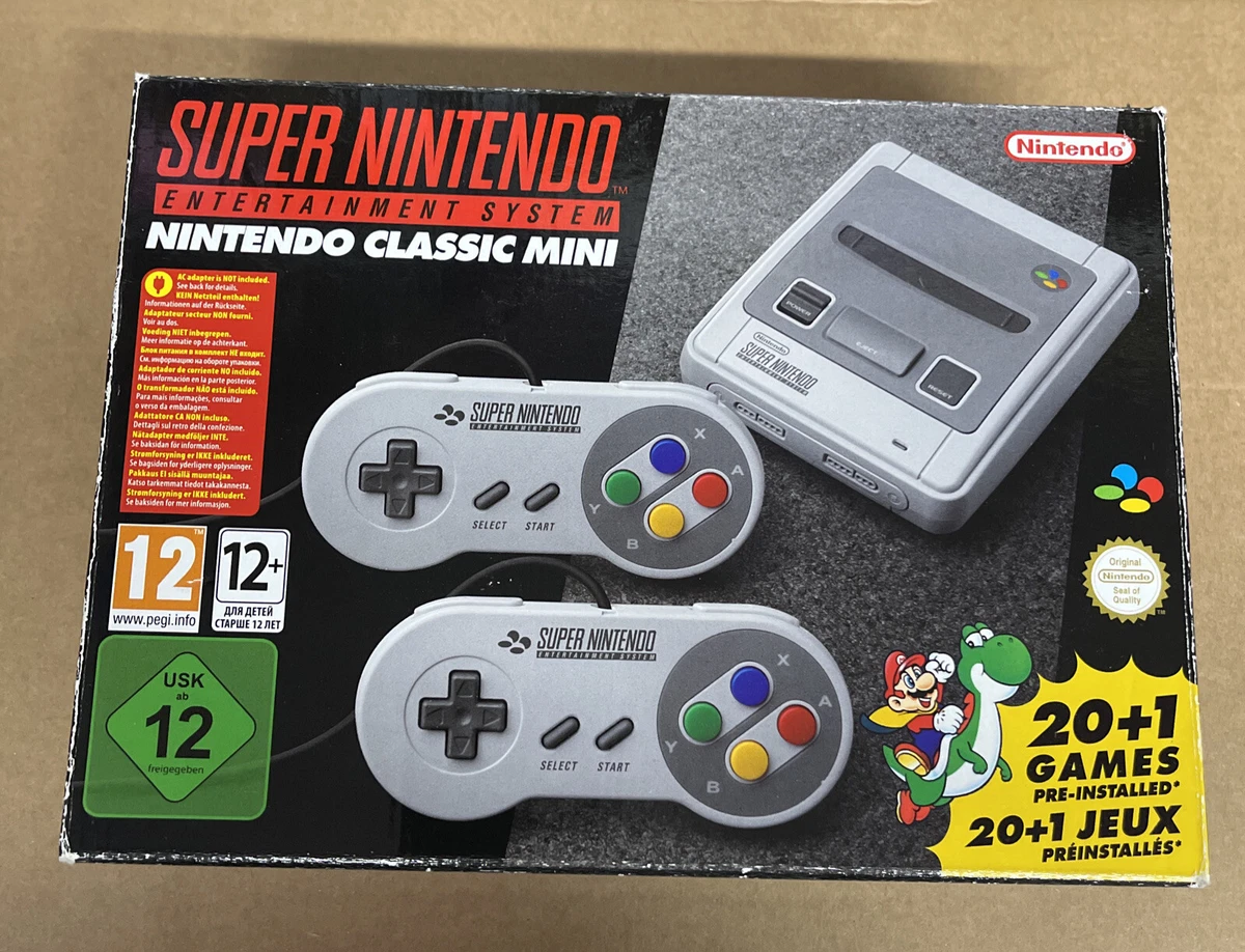 Nintendo Classic Mini Nes Nintendo Super NES Classic Edition Mini Home Console - Grey | eBay