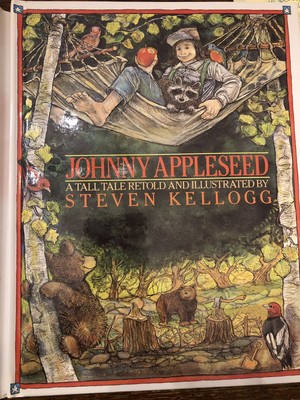 Signed Johnny Appleseed By Steven Kellogg 1988 Hardcover 9780688064174 Ebay