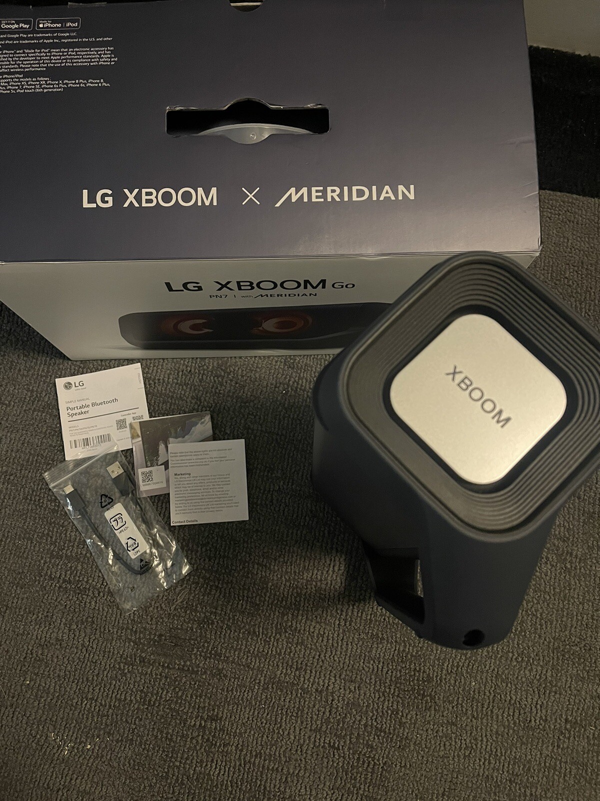 LG PN7 XBOOM Go Portable Bluetooth Speaker 'NEW' eBay