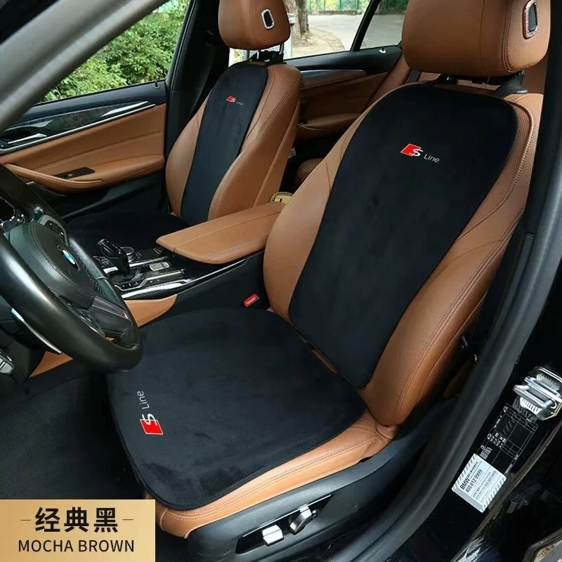 Funda asiento coche franela cuero para Audi-A1-A2-A3-A4-A5-A6-A7-A8-7 piezas Foto 2 de 4