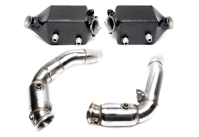 TA Technix Upgrade Kit Ladeluftkühler + Downpipe Kit für BMW 5er M5 F10 6er M6