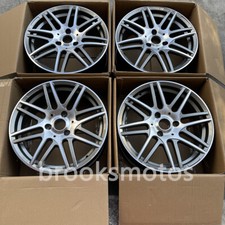 17 B Style Machined Face Wheels Rims Fits For Smart Fortwo 3x112 Set Of 4