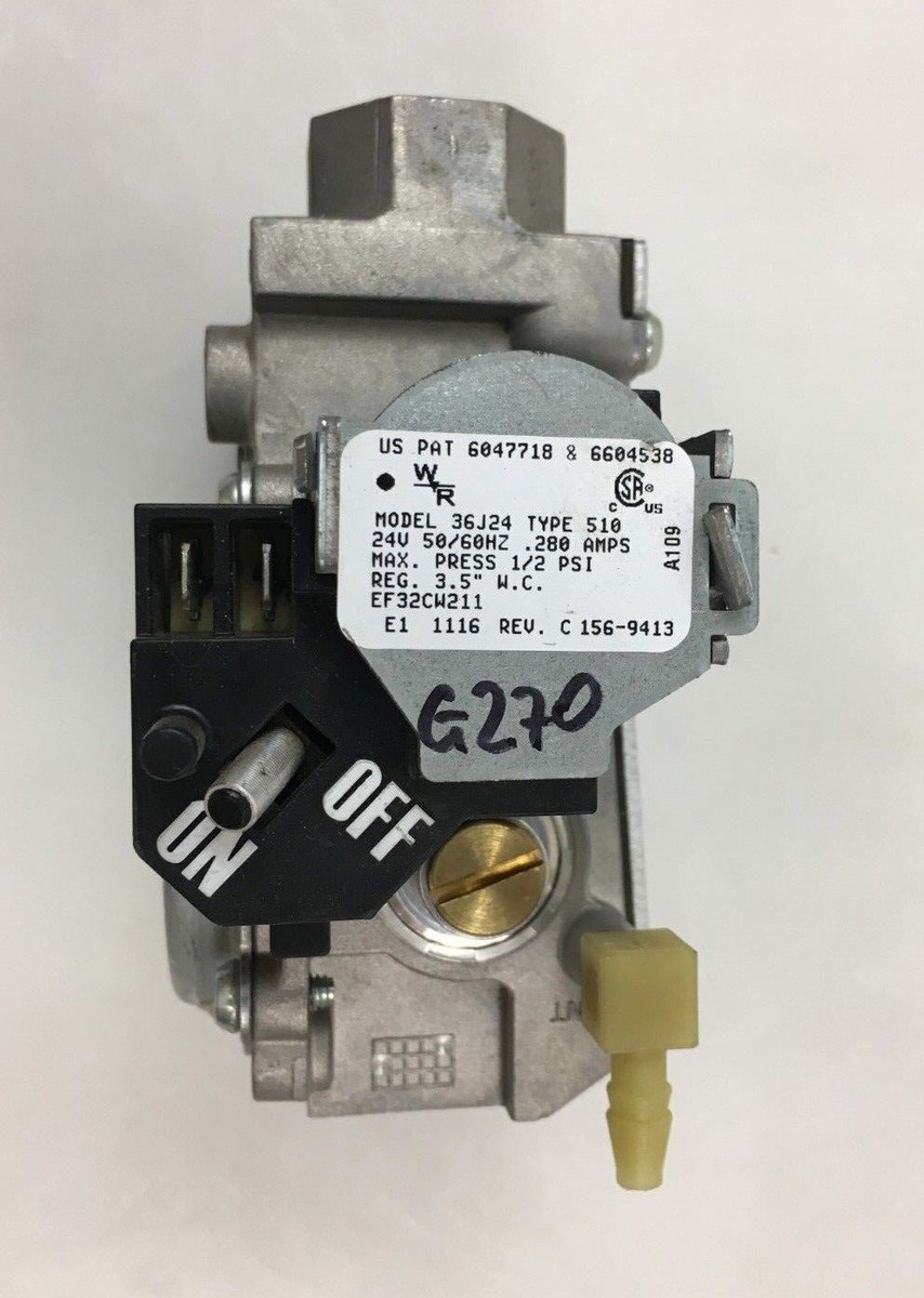 White Rodgers GEMINI 36J24 510 HVAC Furnace Gas Valve EF32CW211