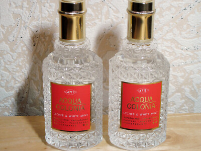 (199,90  / L) 4711 Acqua Colonia LYCHEE & WHITE MINT, 2x 50 ml Eau de Cologne