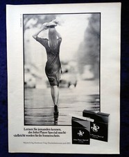 JPS John Player Special Zigaretten, originale Werbung aus 1980