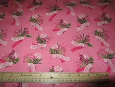 Riley Blake Hope in Bloom Pink Breast Cancer Awareness Cotton Fabric BTY