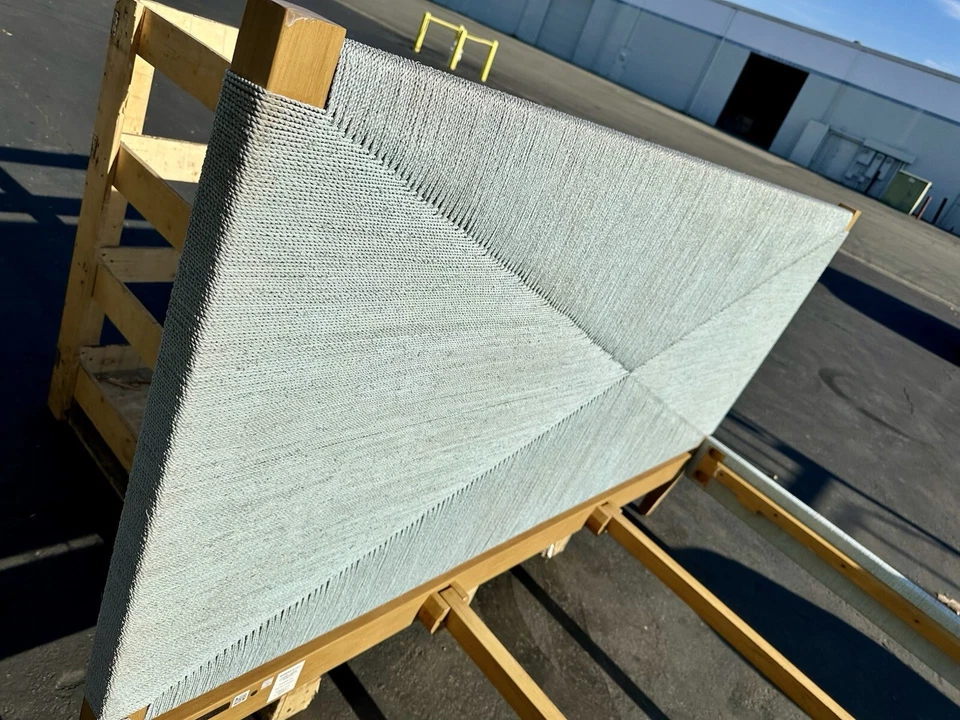 Cama (King) Serena & Lily Hughes azul costa Foto 2 de 4