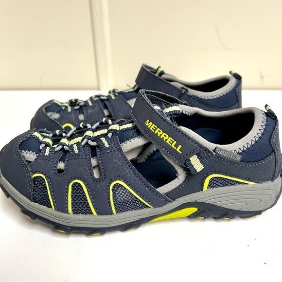 MERRELL Big Kid's Hydro H2O sandalo escursionista ragazzo blu navy taglia 3