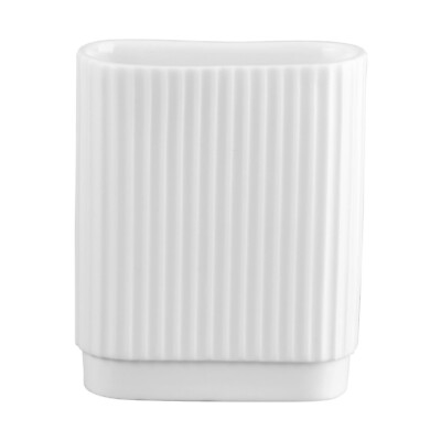 ASA Selection PICCOLINI Vase Blumenvase Tischvase Porzellan Weiß B 7,5 x H 9 cm