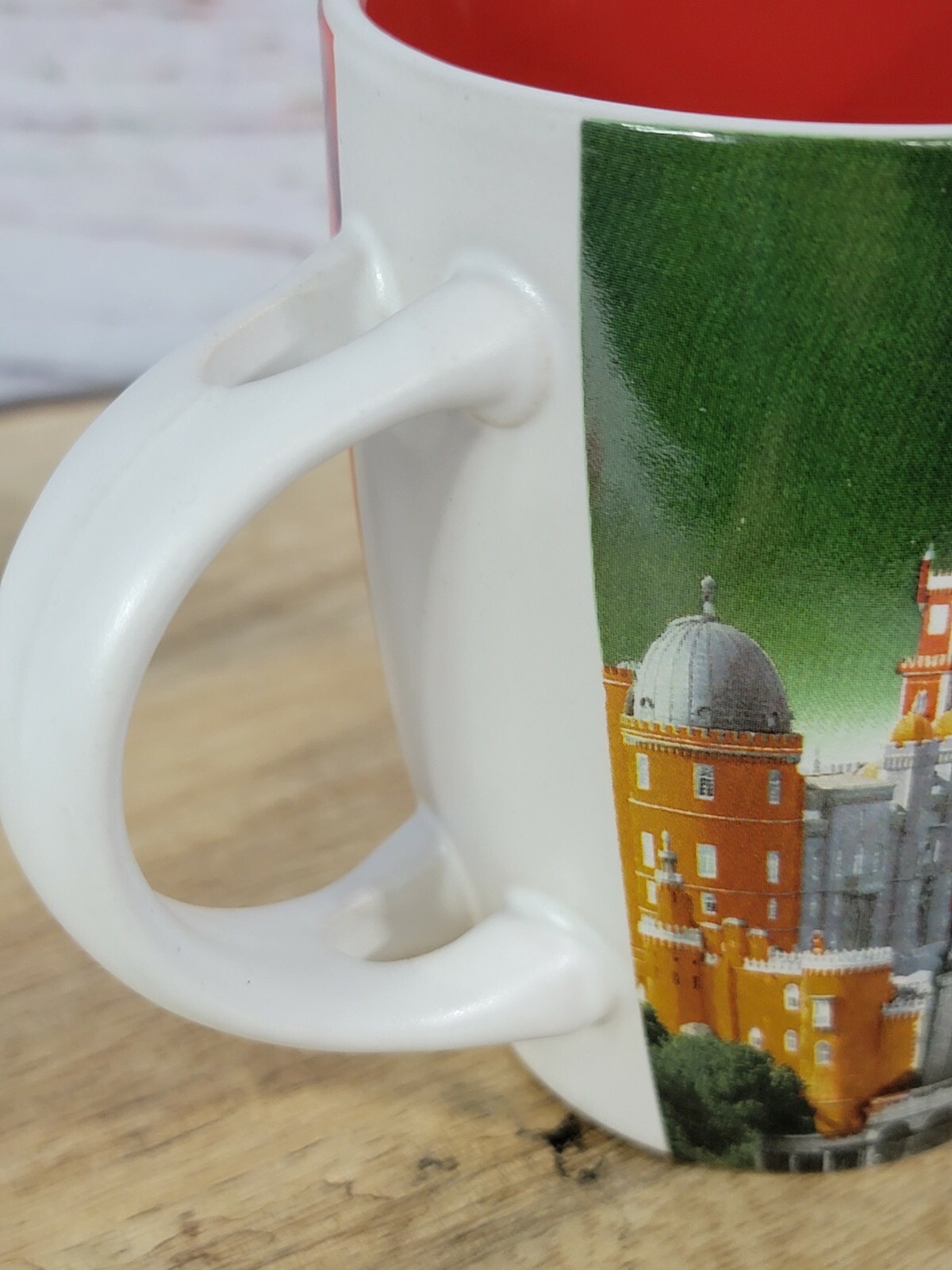 Portugal Gift Souvenir Mug Colorful Ceramic Mug With Unique Handle