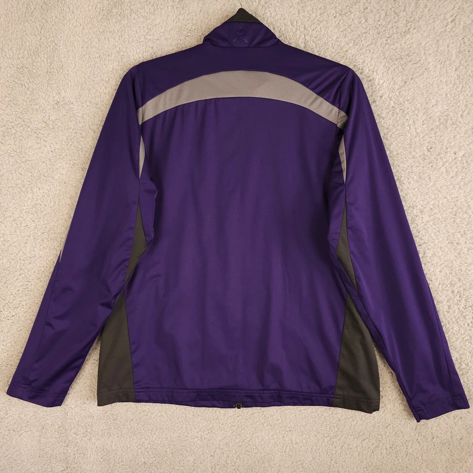 Colorado Rockies Jacket Womens M Purple Gray Full Zip Desert Dry Xtra Lite MLB - Image 2 of 4