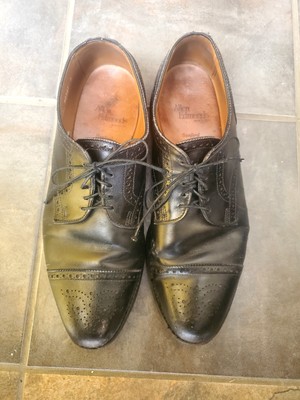 Allen Edmonds Sanford 5207 Cap Toe Black Leather Oxford Dress Shoes Men\'s 8 D s-l400.jpg main image 2