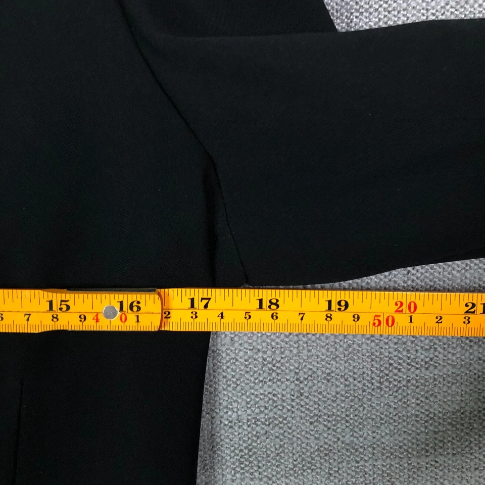 Blazer LRL Ralph Lauren para mujer 8 negro 7 botones hombreras negocios Foto 3 de 4