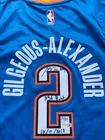 SHAI GILGEOUS-ALEXANDER Autographed NBA JERSEY w/rookie date signed "Fanatics⭐️”
