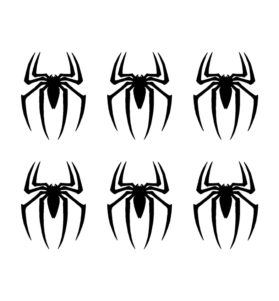 ORACAL SPIDERMAN Symbol Vinyl Decals Car Window Laptop Stickers Set
