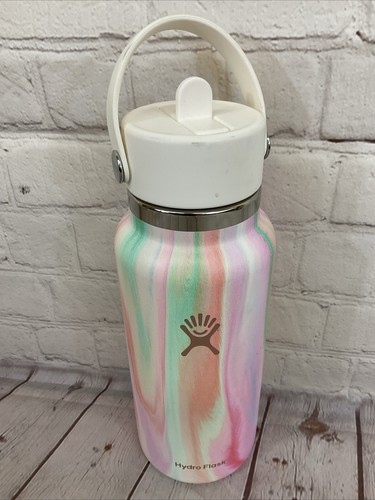 Hydro Flask 32oz Boca Ancha Tempsheild Botella Aislada Flexible Pajita Tapa Mango