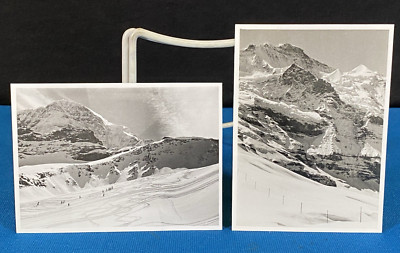 People Skiing in Switzerland Mountains Swiss Alps VTG c. 1930's Photos Lt#21