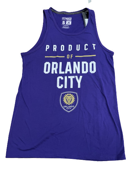 Футболка Adidas MLS Orlando City Ultimate Tank Фиолетовая/белая CR8583 
