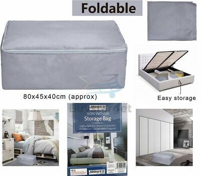  Große wasserdichte atmungsaktive Aufbewahrungstasche Box Kleidung Quilt Bettdecke Wäsche Reißverschluss