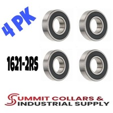 1621 2RS SEALED BALL BEARING 1/2 ID X 1-3/8 OD X 7/16 WIDE  (4PK)