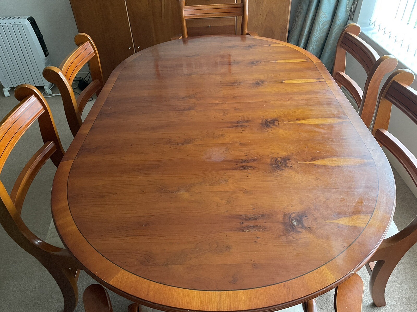 6 Seater Dining Table and Chairs eBay