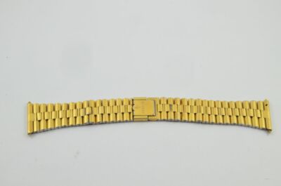 Zenith Vintage Steel Bracelet 24mm Steel Gold Plated