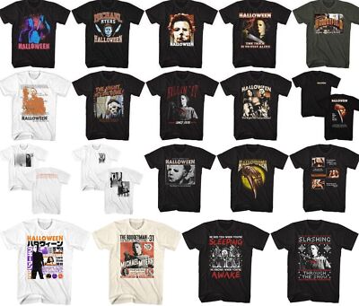 Pre-Sell Halloween Michael Myers Horror Movie Licensed T-Shirt #4