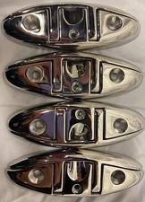 YANYUCB 316 Folding Boat Cleats, 6in, Stainless Steel, Marine Grade, 4pcs, NEW