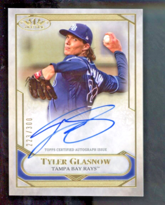 Tyler Glasnow 2021 Topps Tier One Talent Autographs Auto /300