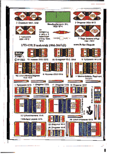 BANDIERE X SOLDATINI 1/72 - FLAGS 129: France 1804-1814 (3) 1 regimental flag