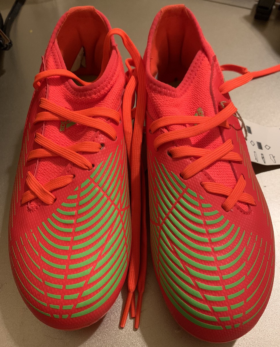 Adidas Predator Edge.3 LL FG Cleats Size US 1 Neon Orange  display picture 1