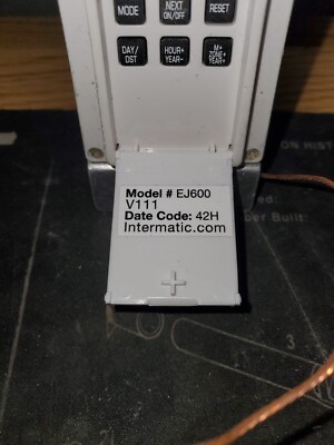 Intermatic Digital Astronomic Timer Model # EJ600