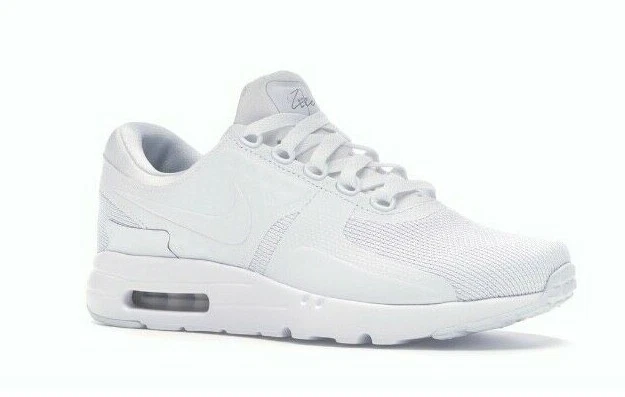 Nike Air Max Zero Essential Mens Lifestyle Sneakers White/Wolf Grey 876070 eBay