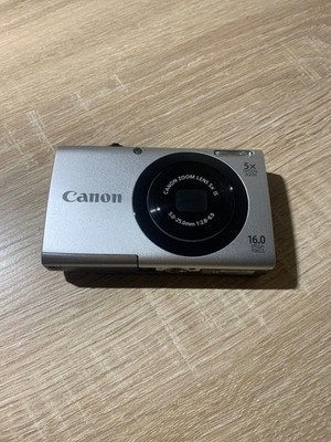 Canon PowerShot A3400 IS Silver Digital Camera Tested Excellent