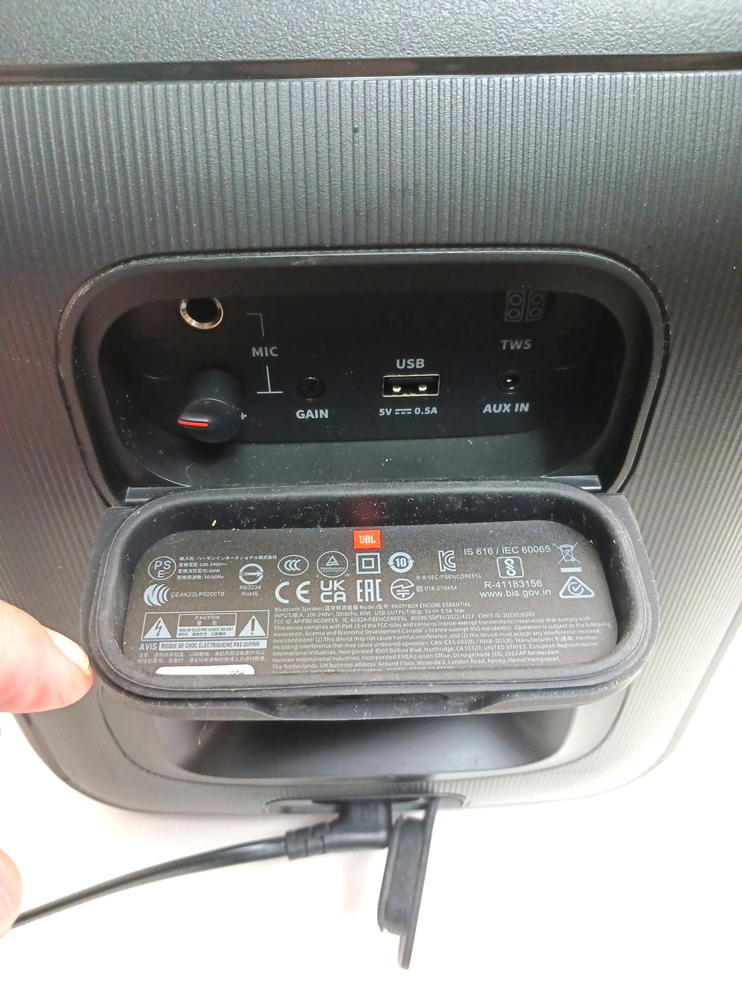 JBL Partybox Encore Essential, Portable Party Speaker 