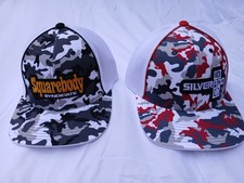 2 Rare Custom Chevy Hats Flexfit Size L-xl. C10 K10 Squarebody Silverado Trucker