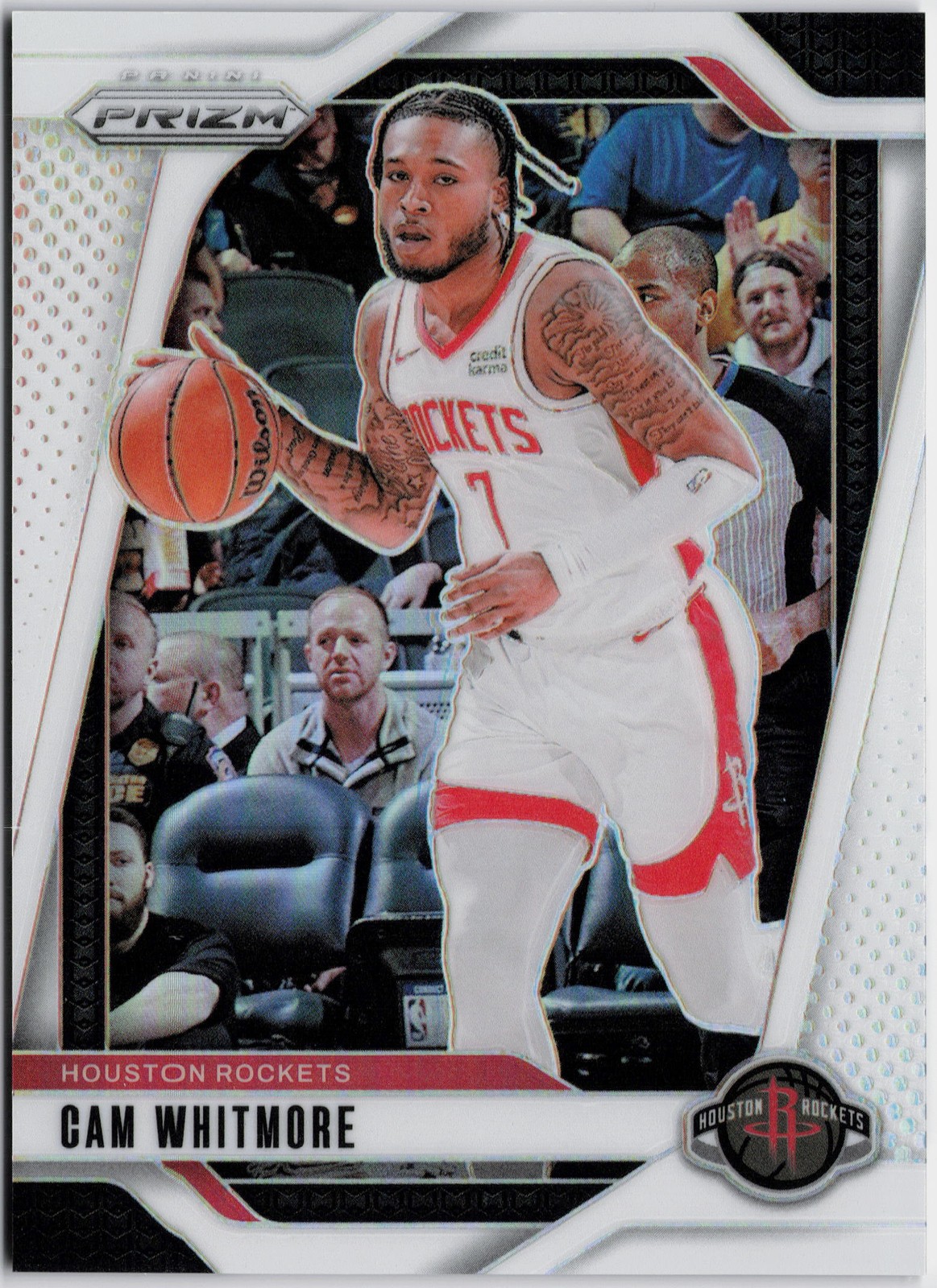 2024-25 Panini Prizm #110 Cam Whitmore Prizms White #/175 Color Match