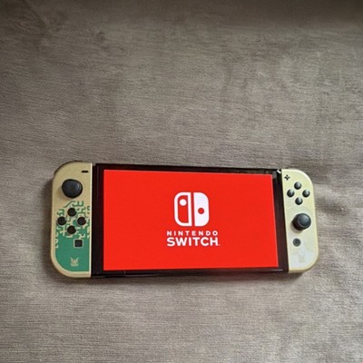 Nintendo Switch OLED Zelda Edition Gold Green Black Console HDMI