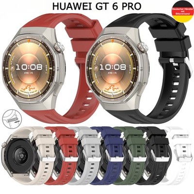 Silikon Uhrenarmband Sport für Huawei GT 6 Pro Smartwatch Uhr Ersatzband