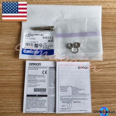 New For Omron E2E-X1R5F1-M1 E2EX1R5F1M1 Proximity Switch Sensor 12-24V USA Stock