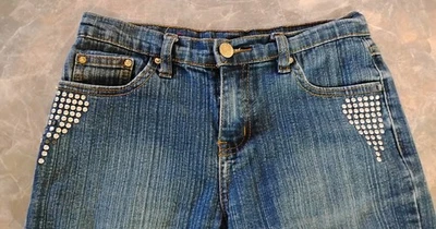 2B Real Girl Jeans - Size 10/12 - With Rhinestones - Image 1 of 4
