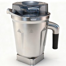 Built-in Chip 64oz Stainless Steel, Steel Silver