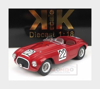 1:18 KK SCALE Ferrari 166Mm Barchetta 2.0L #22 Winner Le Mans 1949 KKDC180913 MM